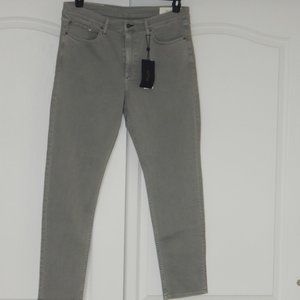 Rag & Bone Jeans Slim Leg Fit 2 Aero Stretch ORKA GREY 38x32 NWT AUTHENTIC